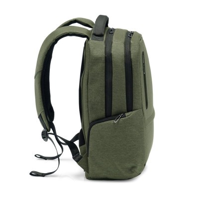 BOSTON. 17 Waterproof 2 Tone Nylon laptop backpack